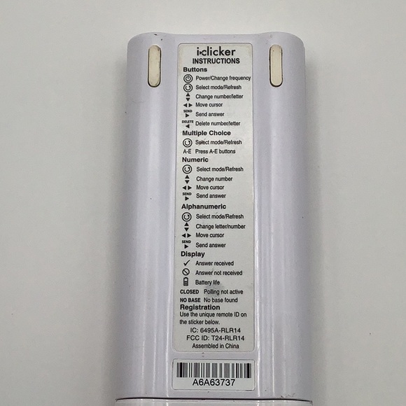 iClicker 2 Remote Control White - Picture 5 of 8